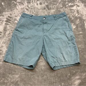 Lululemon Commission Short Men’s 32 Slim Chino inseam 9 Mystic Green ABC design